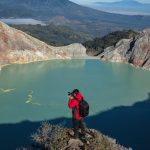 Inside volcano with world’s largest ACID lake that melts skin & spews blue lava