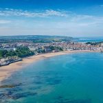 Beautiful UK seaside town with a beach that looks like something from Australia