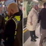 Fed up Londoners threaten ‘pickpocketer’ after he is caught in busy Tube station