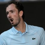 Australian Open: Daniil Medvedev smashes net camera in anger during five-set win