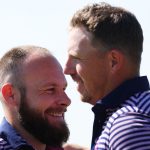 Team Cup: Justin Rose’s GB and Ireland closing on big win at Ryder Cup-style event as Tyrrell Hatton, Tommy Fleetwood impress