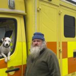 Ex-soldier with £7.50 to his name makes £85k a year with ambulance and 2 dogs