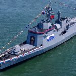 Kim Jong-un’s new flagship destroyer armed with nuclear missiles can’t even SAIL and has to be dragged around by tugs