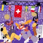 Everyone can see the Eurovision singers & dancers – but can you spot five hidden microphones in under 60 seconds?