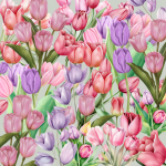 Everyone can spot the tulips but only those with a high IQ and eyes of a hawk will find the pearl necklace in 30 seconds