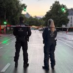 Woman, 30, shot dead by armed cops after ‘attacking two people with knife’ in square used for Oktoberfest