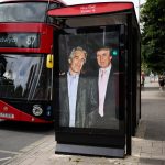 Trump and Epstein Photo Is Placed Near U.S. Embassy in London as Protesters Rally Against President’s U.K. Visits