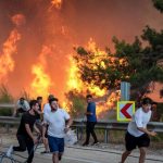 Fresh wildfires engulf Turkey as 1,700 flee their homes and firefighter dies days after raging blazes killed 13
