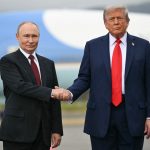 Trump and Putin locked in face to face talks on war in Ukraine after US leader flew B2 stealth bomber over tyrant’s head