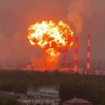 Watch moment huge mushroom cloud erupts over Russian plant after massive Ukrainian strike in major blow to Putin