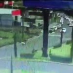 Shocking moment train smashes into double decker bus in Mexico leaving 10 dead and dozens injured