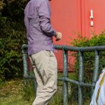 Freed Madeleine McCann suspect Brueckner seen gorging on McDonald’s and puffing cig with ankle tag on next to baby shop