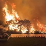 Horror moment flames engulf Turkey holiday hotspot as tourists evacuated from hotels & 800 firefighters battling blaze
