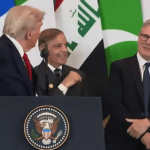 Painfully awkward moment Starmer steps forward ‘thinking Trump was asking him to speak’ at Egypt peace summit