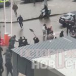 Shocking moment ‘migrant mob’ armed with shovels and iron bars rampages through streets in Putin’s capital Moscow