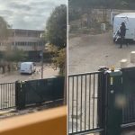 Another armed heist rocks France as vid shows armed robbers disguised as cops launch explosive raid on gold-filled lab