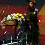 Wacky Miss Universe contest sees hopefuls dress as wolves, eagle and tea pot – but it’s Miss GB howler that steals show