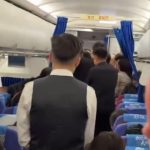 Eight-months pregnant woman in HOUR-LONG screaming match with flight crew after being told she couldn’t fly