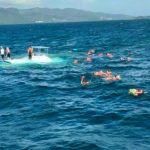 Cruise ship horror as 55 passengers left floating in sea after 40ft catamaran sinks on day trip