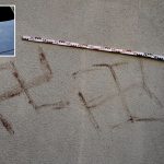 City wakes up to find giant Nazi swastikas painted in HUMAN BLOOD daubed on nearly 50 cars and homes sparking manhunt