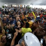 Watch moment baton wielding protesters storm COP30 climate summit and clash with security guards in Brazil