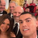 Trump hails Ronaldo and reveals son Barron, 19, is superfan as legend joins White House dinner & snaps selfie with Elon
