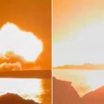 Moment huge explosion erupts at one of Vlad’s major oil ports after Ukraine strikes it with new ‘monster’ missile