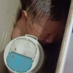 Newborn baby found abandoned in office toilet by cleaner who heard deserted girl’s cries just in time