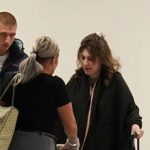 Brit drug mule Bella Culley lands in UK bringing an end to Georgia prison hell…with ‘cannabis smuggling suitcase’