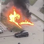 Top Russian military scientist’s 4×4 EXPLODES in fireball outside his home in ‘assassination attempt’