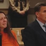 Moment disgraced teacher, 26, is told to calm down by judge as she sobs after being jailed for molesting 11-year-old boy