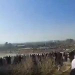 Chilling moment Wembley-sized crowd gathers ‘to see boy, 13, execute family’s killer in Taliban’s medieval Afghanistan’