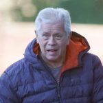 Brit granddad who ‘tried to drown daughter-in-law lover in Florida pool’ seen back in the UK…after getting back with her