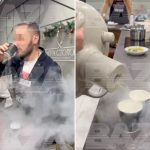 Guest left fighting for life after drinking liquid nitrogen cocktail ‘served by celeb chef’ at work Christmas bash