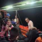 Family of four missing as tourist boat sinks in rough seas after being battered by monster 10ft waves