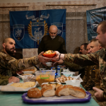 Inside Ukrainian marines’ frontline Christmas ‘stolen by war’ where comrades break bread while suicide drones rain down