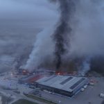 At least three women killed & two missing as huge inferno rips through biscuit factory after explosion