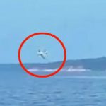 Horror moment plane NOSEDIVES into river and smashes into pieces leaving pilot and passenger injured