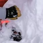 Incredible moment skier happens to find an arm waving from under the snow sparking miracle rescue of avalanche victim