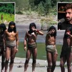 Horror moment Amazon tribe shot guide in chest with arrow is revealed by conservationist who took incredible new footage