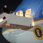 Trump’s Air Force One forced to turn around after Don jets off to Davos for showdown talks with Europe over Greenland