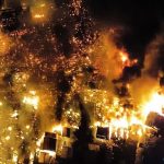 Horror moment raging inferno tears through town razing 1,000 homes to ground as shock pics reveal trail of destruction