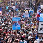 No Kings Protesters Take to Streets in Towns and Cities Across the U.S.