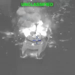 Footage shows moment US bombs Iranian ships amid threats over the Strait of Hormuz